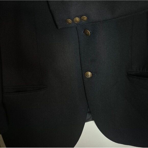 Vintage Dockers Men's Classic Black Anchor Button Blazer - Size 48L - Picture 8 of 8